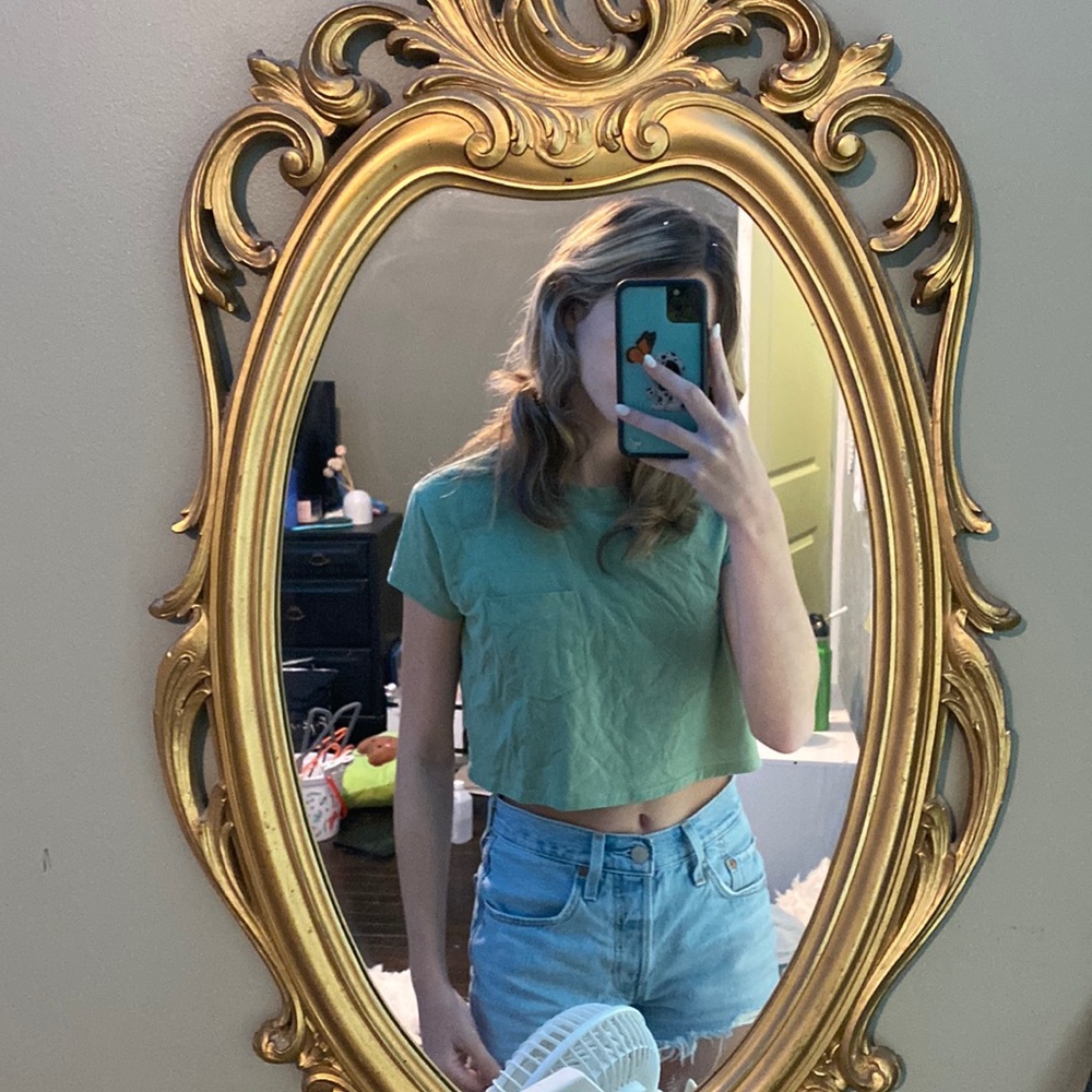 Green PacSun Cropped Tee! 🌿